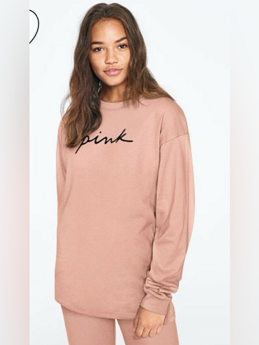 Pink Victoria’s Secret Campus Long Sleeve Tee